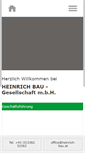Mobile Screenshot of heinrich-bau.at